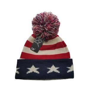 D&Y David & Young  Patriotic American Flag Pom